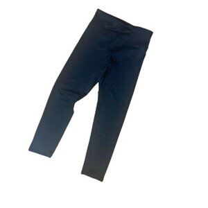 New NWT OLD NAVY Active PowerPress Go Dry Leggings Pants Black Size 8